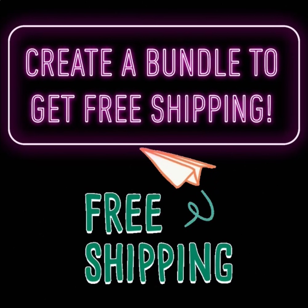 Create a bundle for free shipping!! Make any offers!!